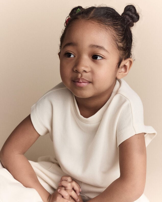 Product image 1 of Toddler Girl Dolman-Sleeve Miriam Tee - Cream