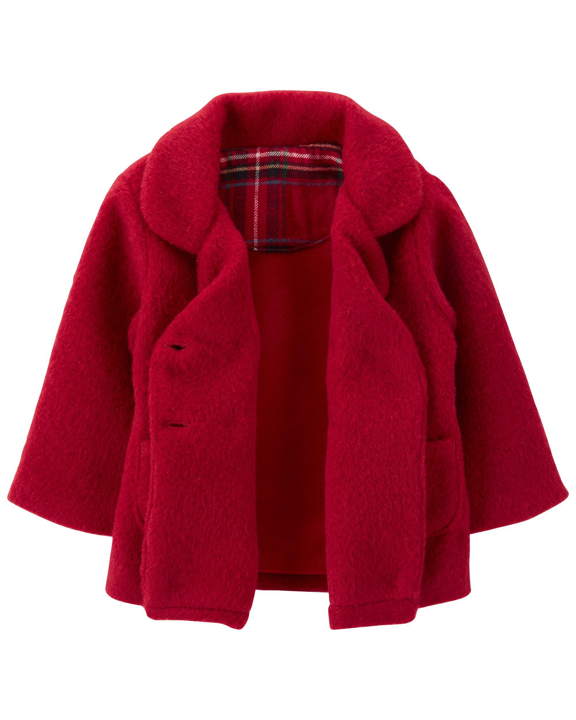 Baby Fleece Lined Peacoat Carter s Carter s