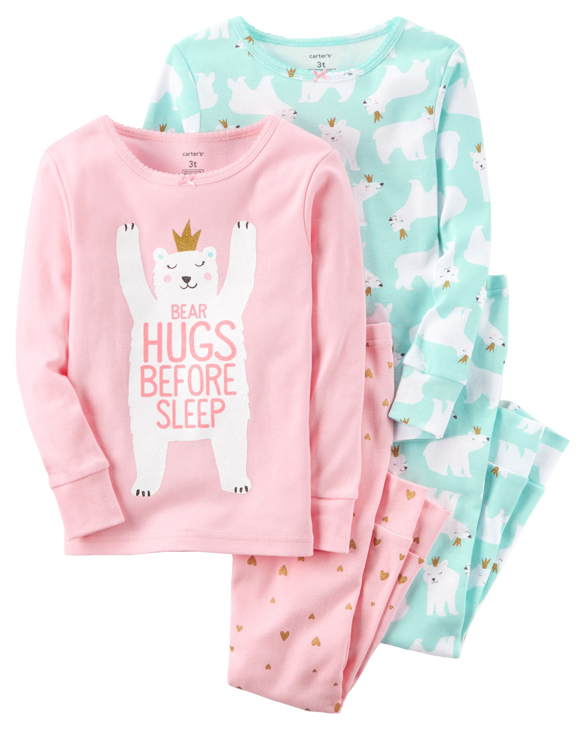 carter's bear pajamas