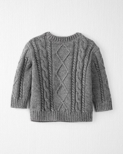  Product image 2 of Baby Organic Cotton Cable Knit Sweater
