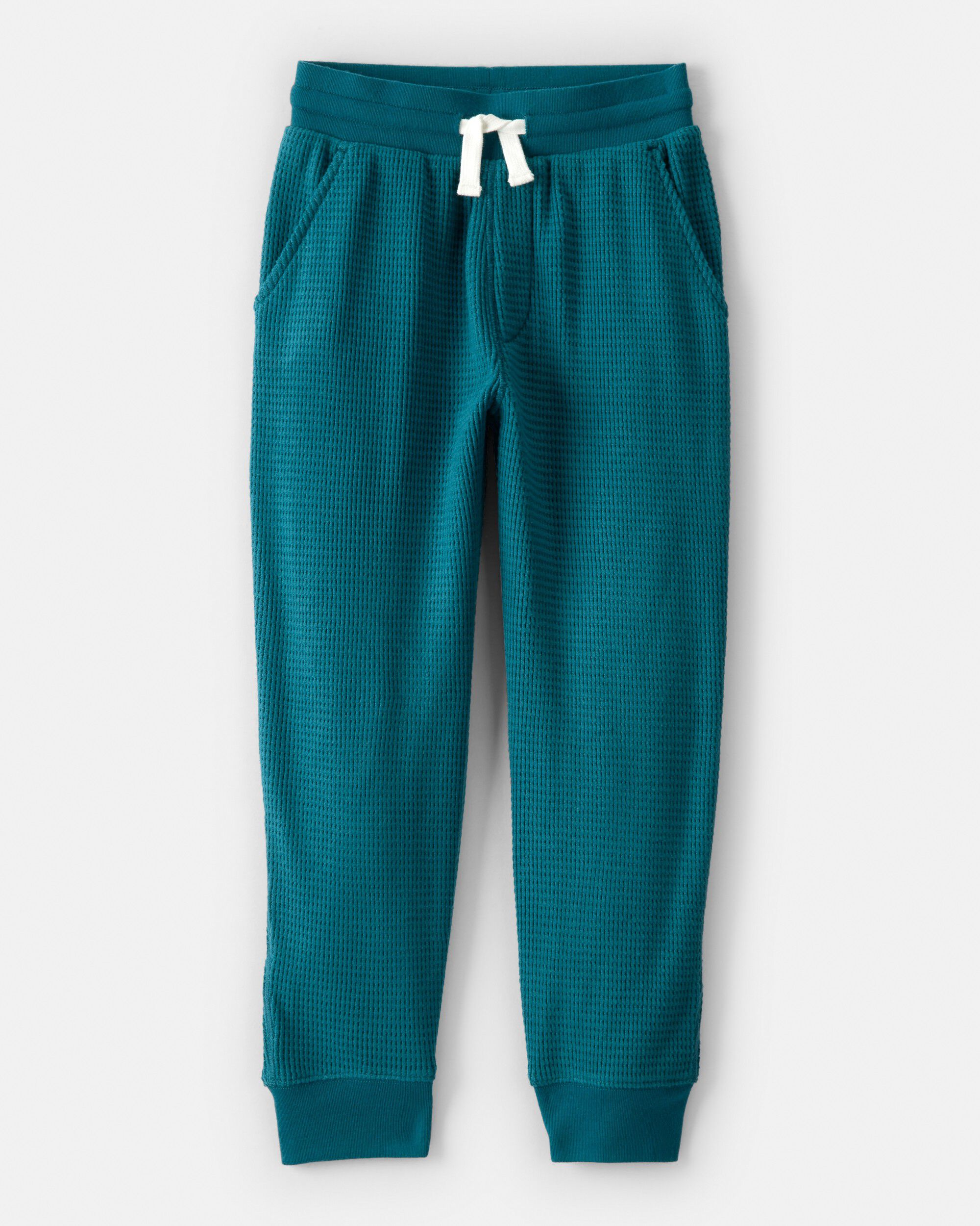 OshKosh Bgosh Boys Thermal Drawstring Jogger - Green 6 Teal 11$