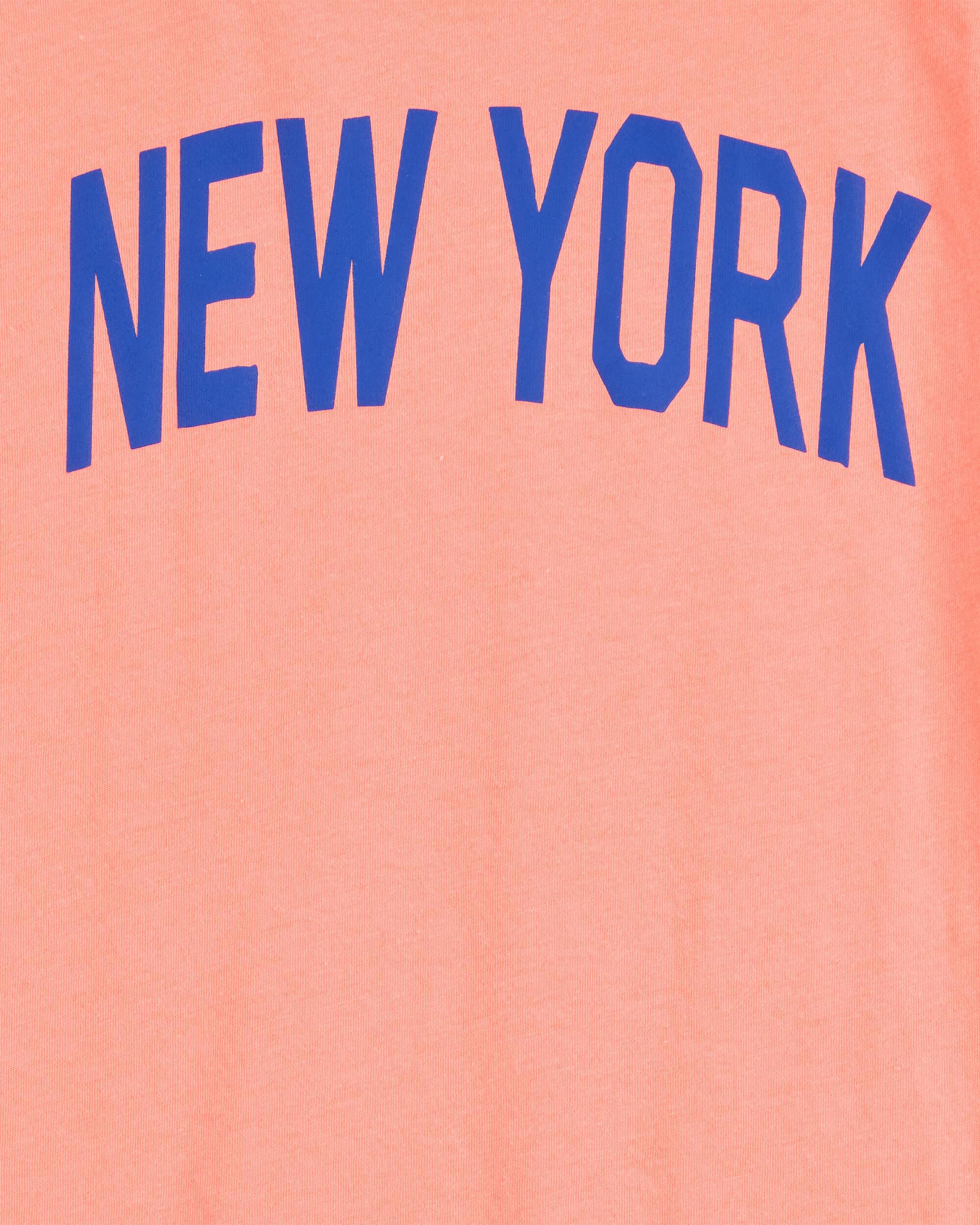 Kid New York Short-Sleeve Graphic Tee - Orange