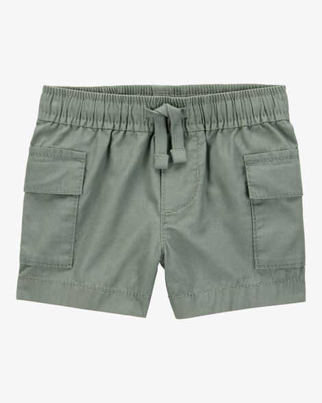  Product image 1 of Baby Cargo Drawstring Shorts - Green