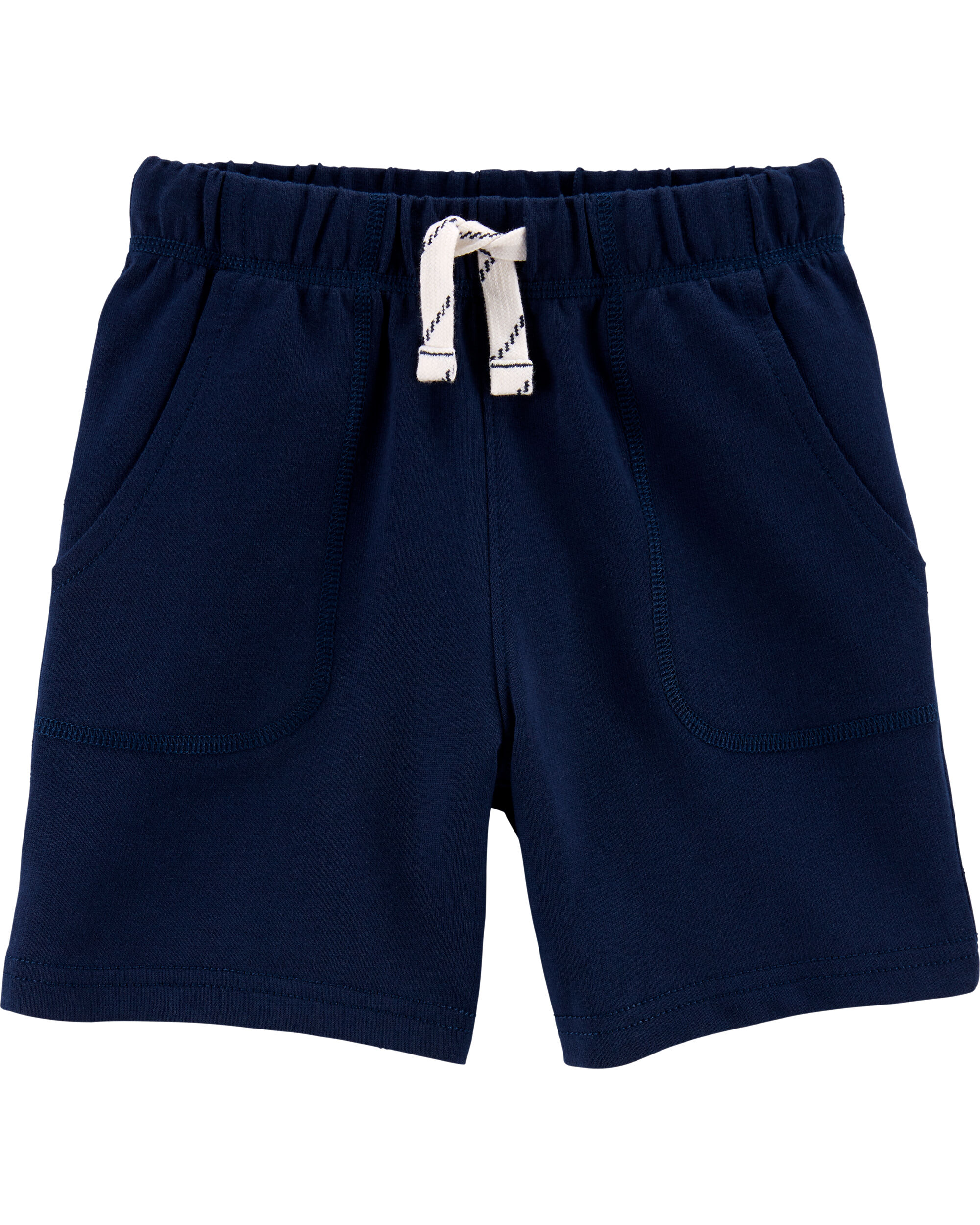 3T Orange Carters Boys Flat Front Canvas Shorts