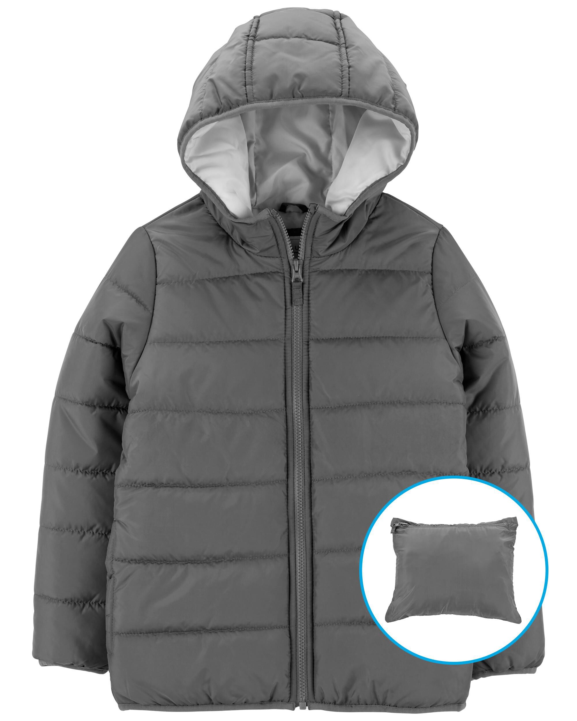 Kid Packable Puffer Jacket Carter s Carter s