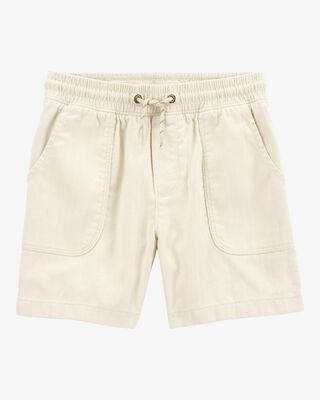 Product image 1 of Kid Pull-On Twill Shorts - Khaki