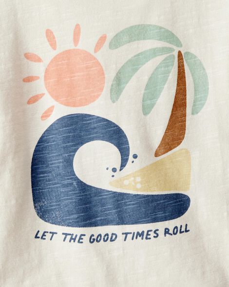  Product image 3 of Baby Organic Cotton Beach-Print Tee