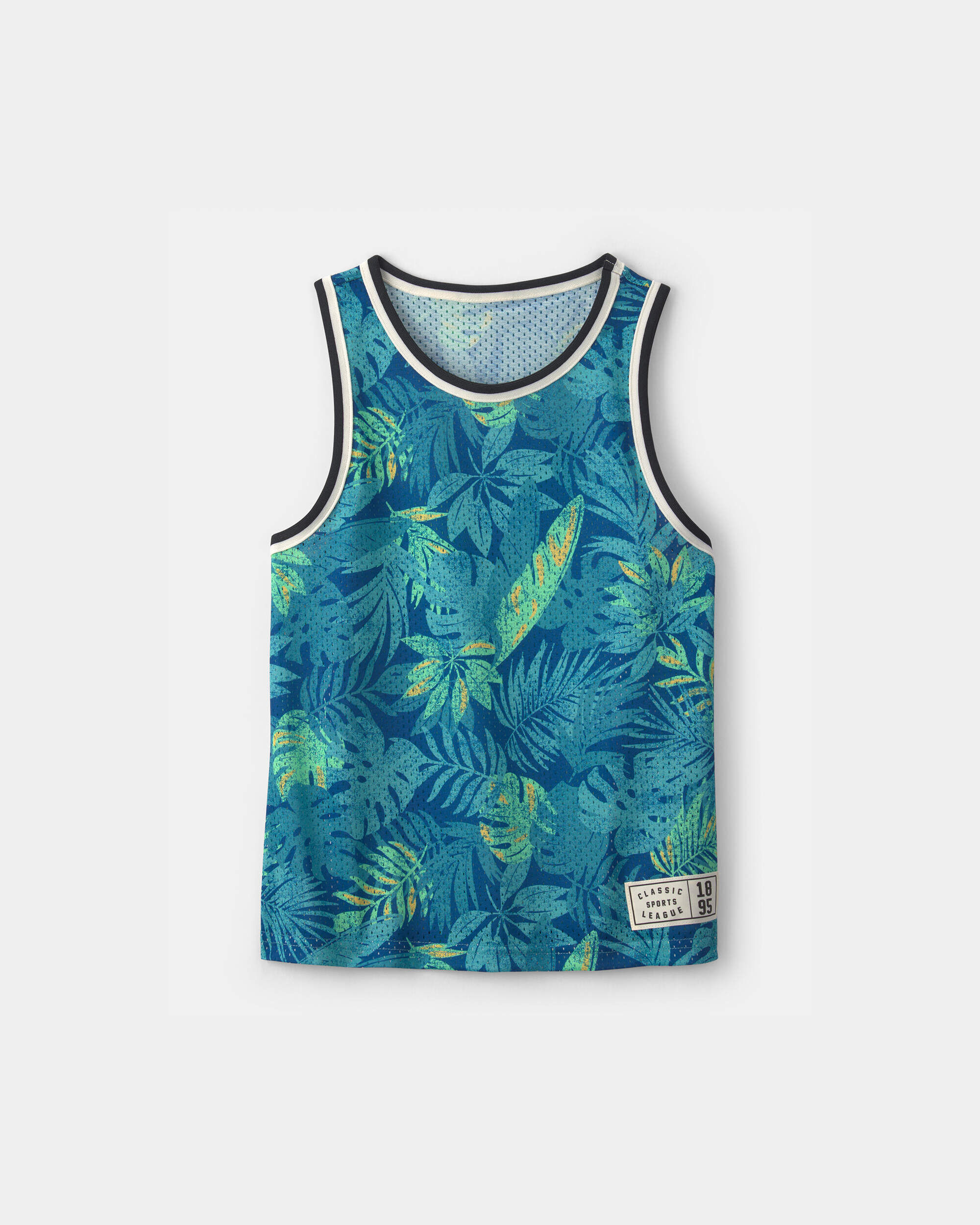 OshKosh Bgosh Boys Palm Mesh Muscle Tank 10 Teal 13$