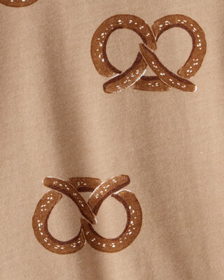 Product image 2 of Baby Boy Pretzel Print Long-Sleeve Tee - Brown