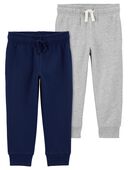 Multi - Baby 2-Pack Pull-On French Terry Joggers, Selected