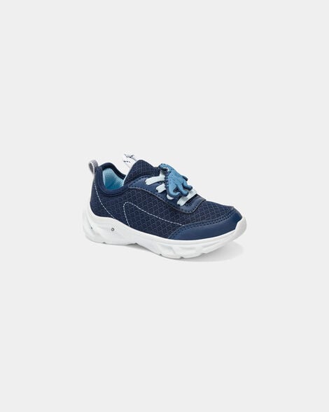 toddler boy dinosaur casual shoes - blue
