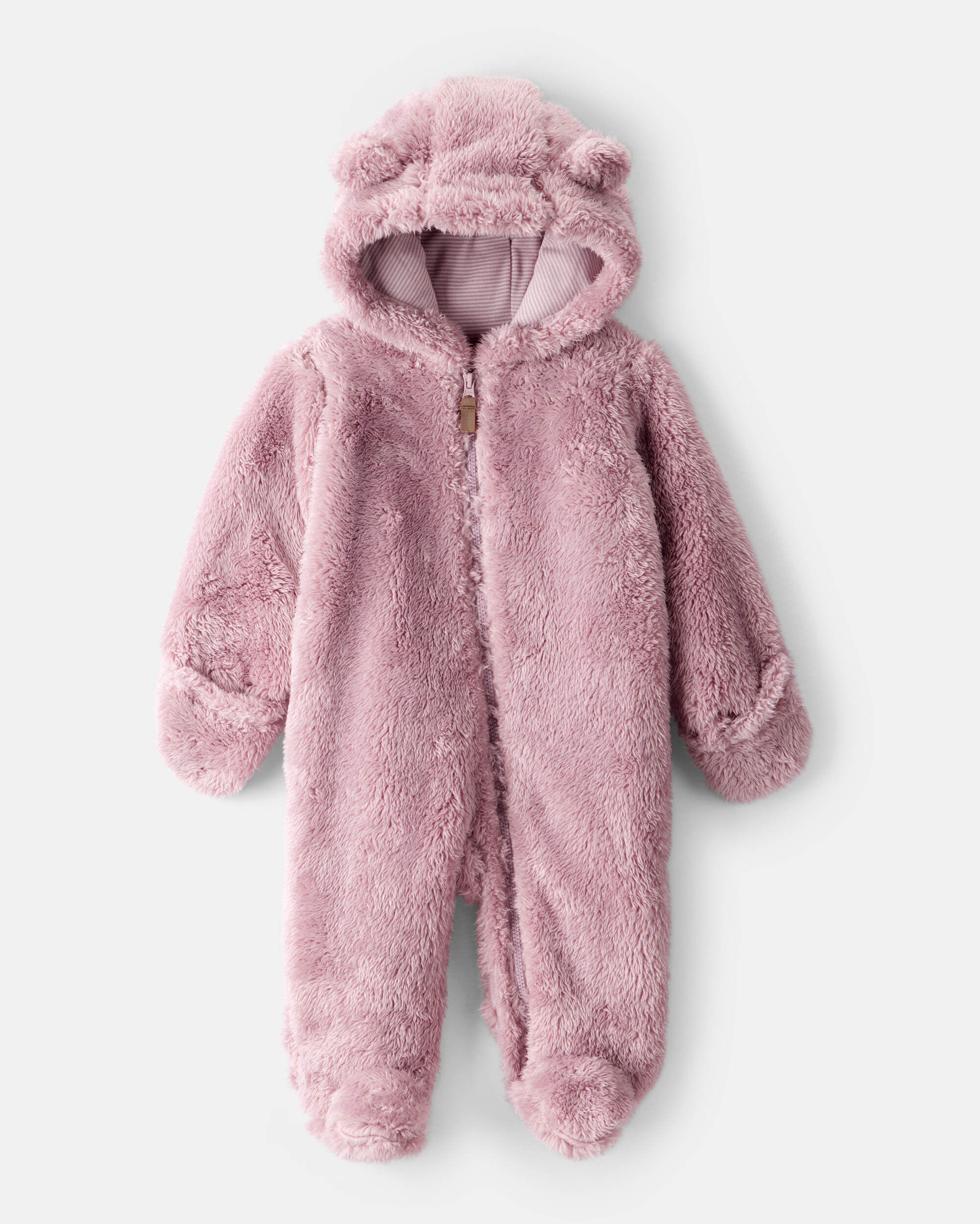 Baby Bear Hood Zip-Up Thermal Jumpsuit - Carter's | Carter's