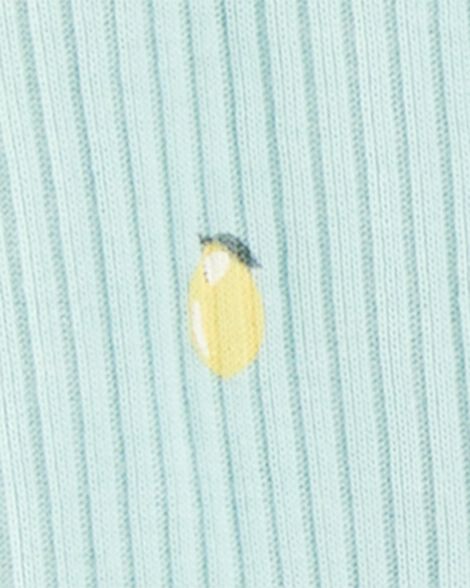  Product image 2 of Baby 2-Piece Lemon 2-Way Zip Sleep & Play Pajamas - Blue