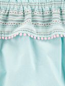 Blue - Baby Ruffle Bubble Romper - Blue, Selected