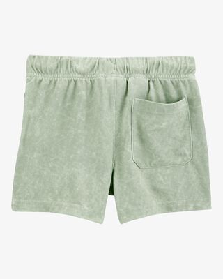 Product image 2 of Toddler Solid Pull-On Knit Shorts - Green