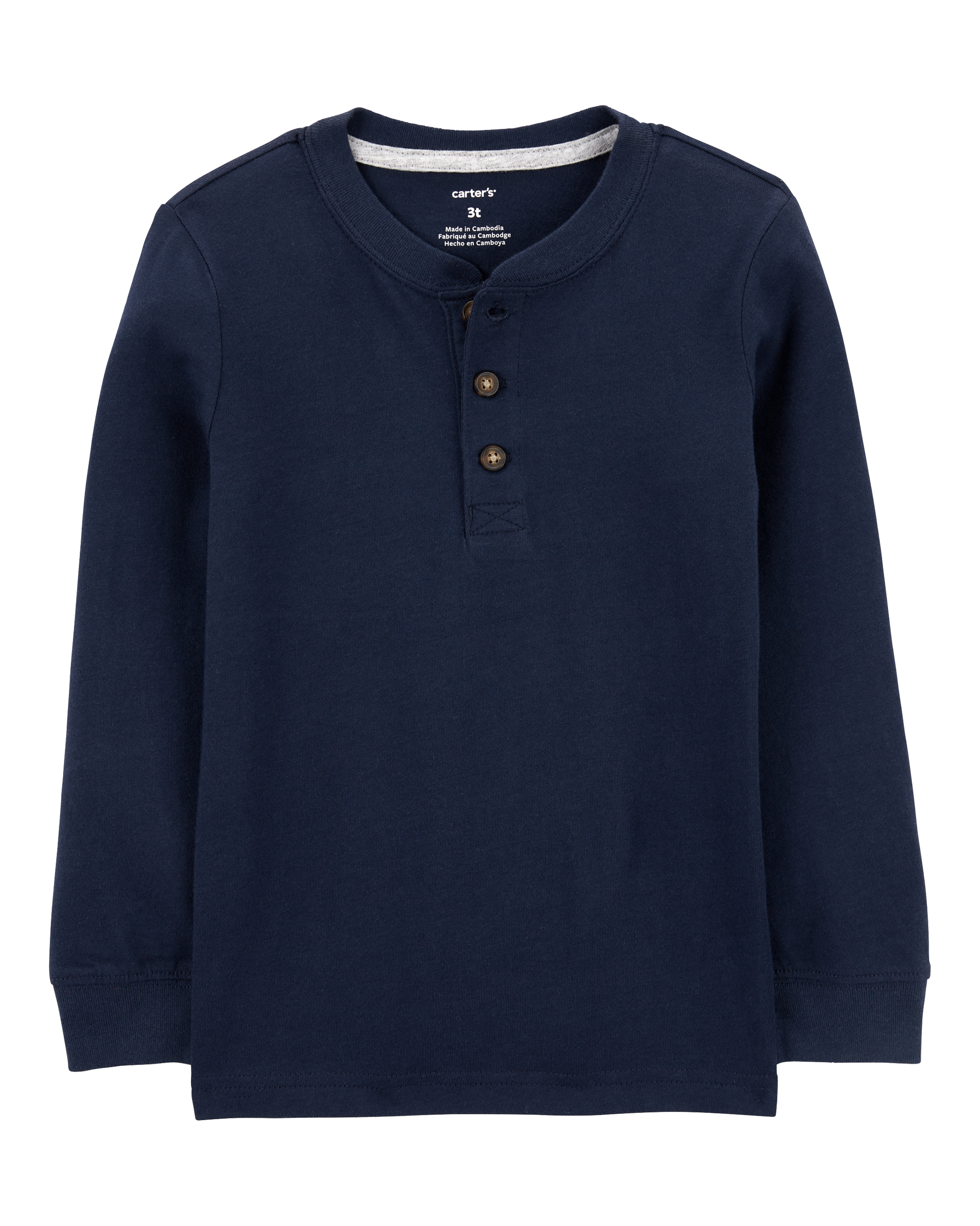 Baby Long-Sleeve Henley Tee