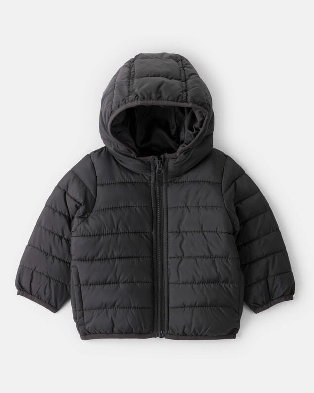 Product image 1 of Baby Hooded Puffer Jacket - Black