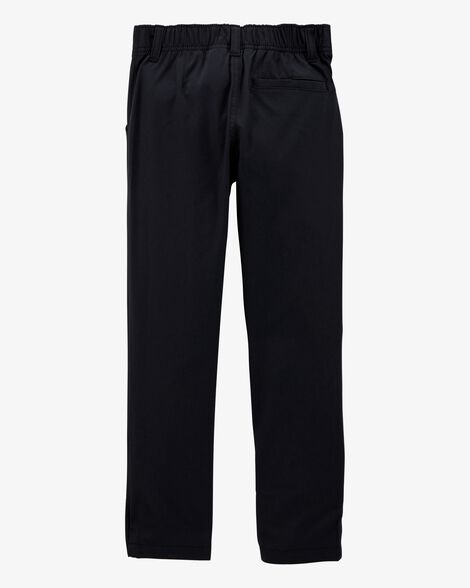  Product image 2 of Kid Poplin Pull-On Uniform Pants - Black