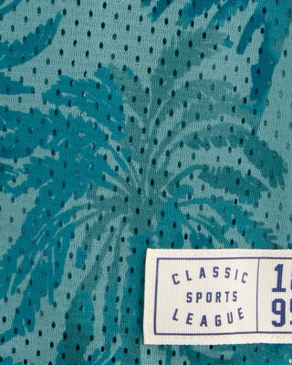 Product image 2 of Kid Active Tropical Print Mesh Tank - Green