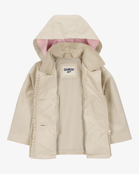  Product image 3 of Baby Ruffle Trench Coat - Khaki