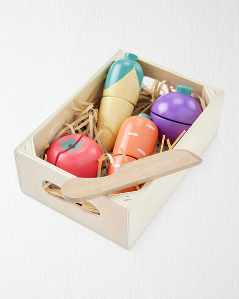 Wooden Veggie Set