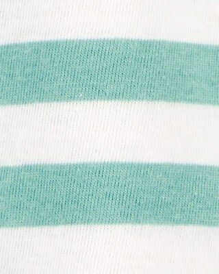 Product image 2 of Baby Striped Short-Sleeve Pocket Tee - Green