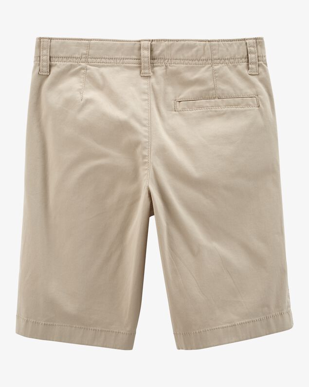 Product image 2 of Kid Stretch Chino Uniform Shorts - Khaki