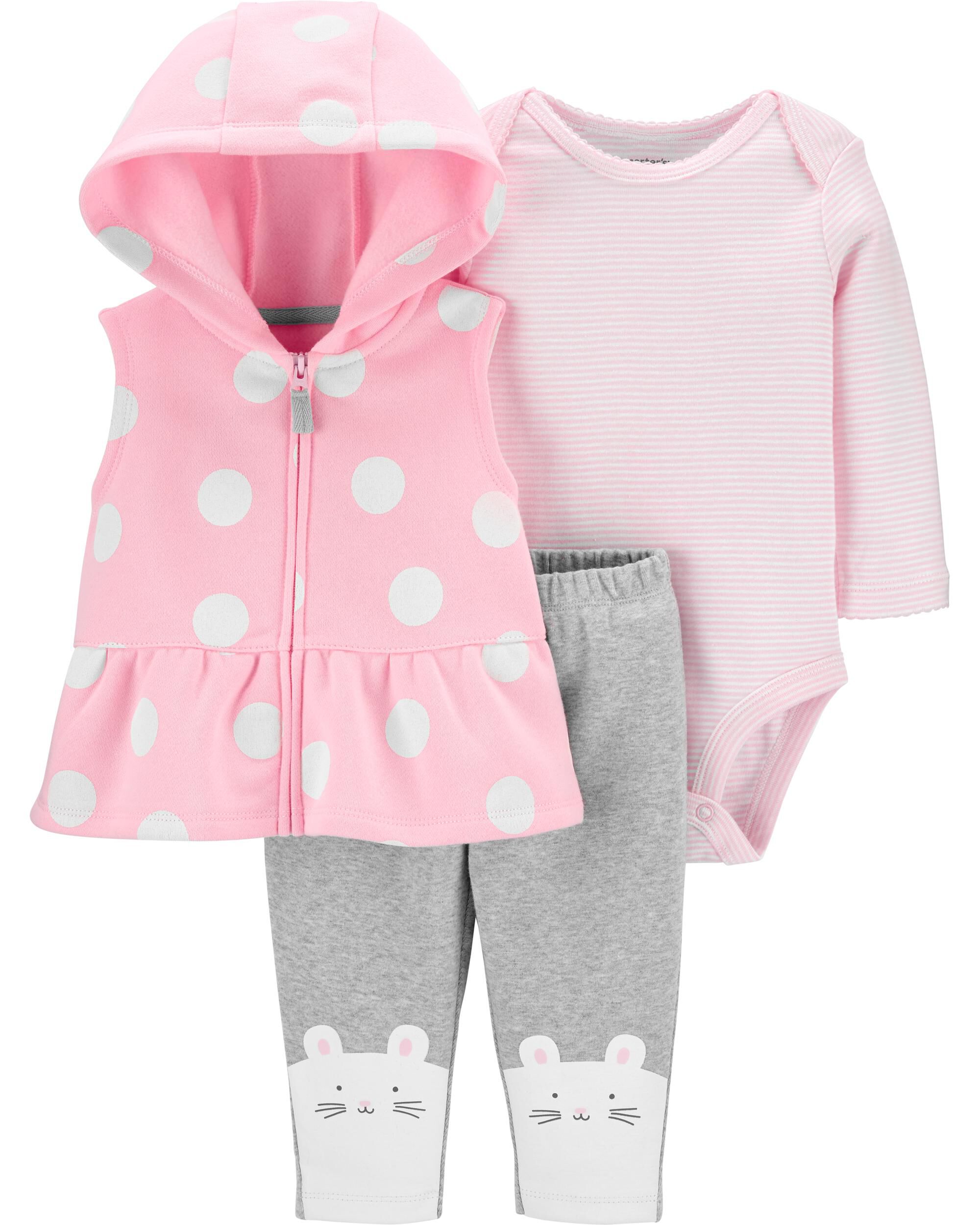 carters baby girl vest