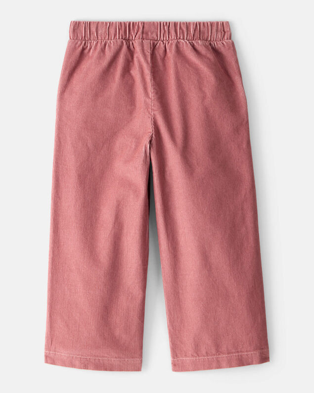 Product image 2 of Toddler Girl Corduroy Wide-Leg Pants - Pink