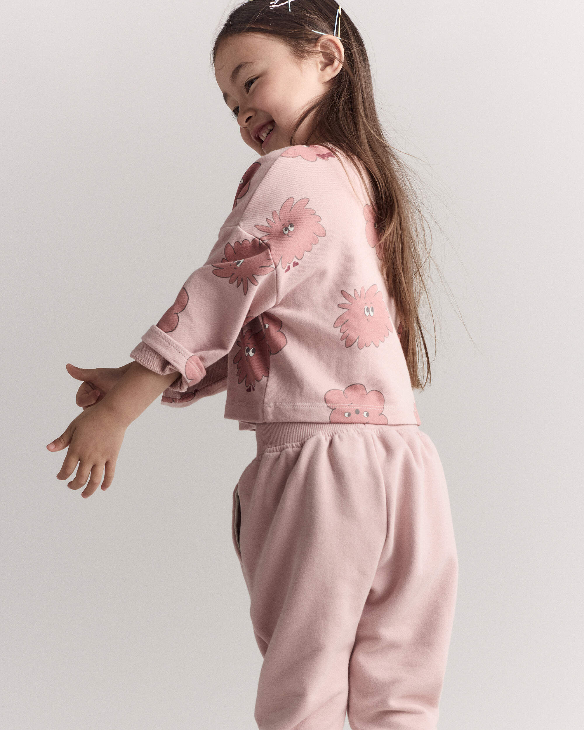 Toddler Girl Squish Long-Sleeve Pullover - Light Pink