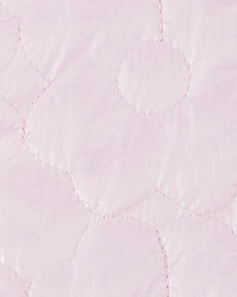  Product image 3 of Baby Floral Quilted Midweight Jacket - Pink
