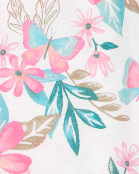 Product image 3 of Girls 2-Pack Ice Cream Floral Nightgowns - Pink