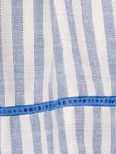 Blue/White - Toddler Striped Linen Look-alike Pull-On Skort, Selected
