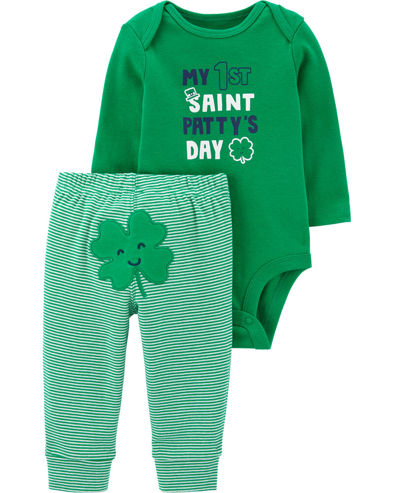 2 Piece St Patrick S Day Bodysuit Pant Set Carters Com