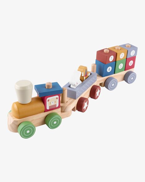  Product image 1 of Toddler Wooden Train Set