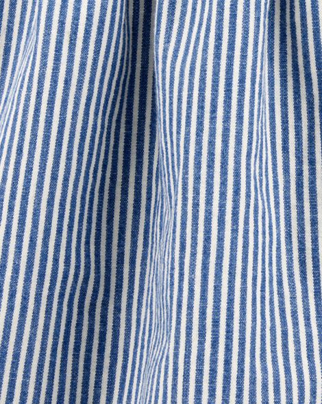  Product image 3 of Toddler Chambray Striped Jumper Dress - Blue