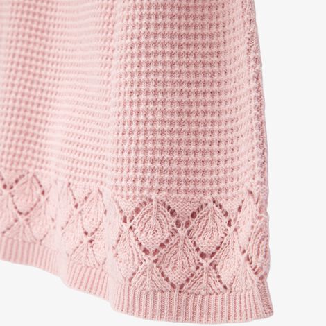  Product image 2 of Kid Pointelle Crotchet Knit Skirt - Pink