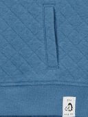 Blue/Grey - Baby 3-Piece Quilted Little Vest Set, Selected