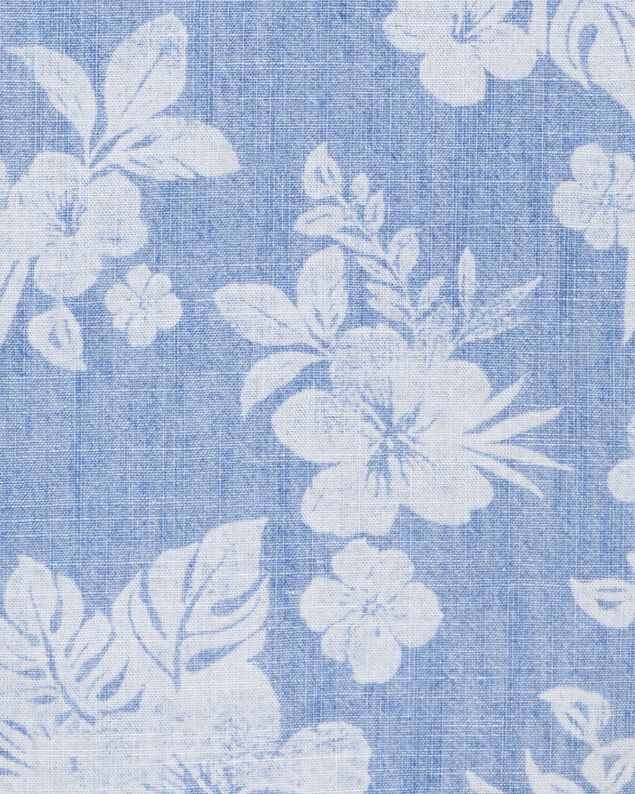 Product image 2 of Kid Tropical Print Button-Front Shirt - Blue