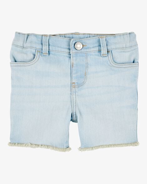 Product image 1 of Toddler Frayed Hem Iconic Denim Short - Splash Wash