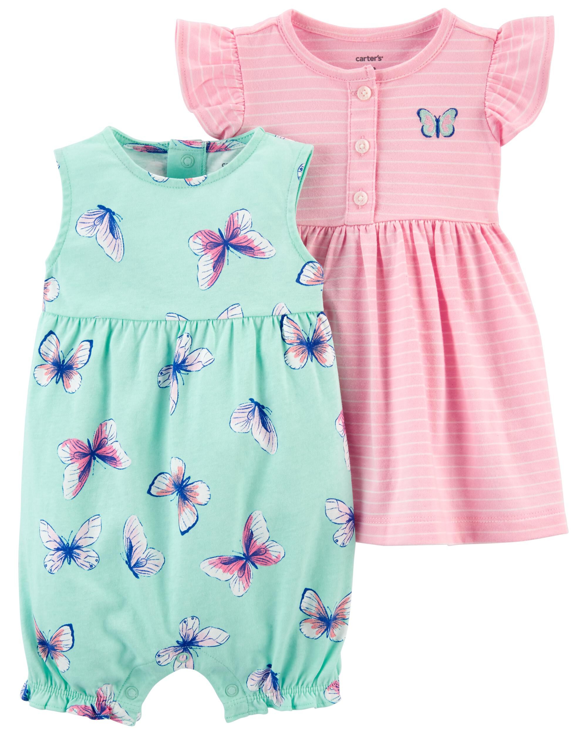 *DOORBUSTER* 2-Pack Romper & Dress Set