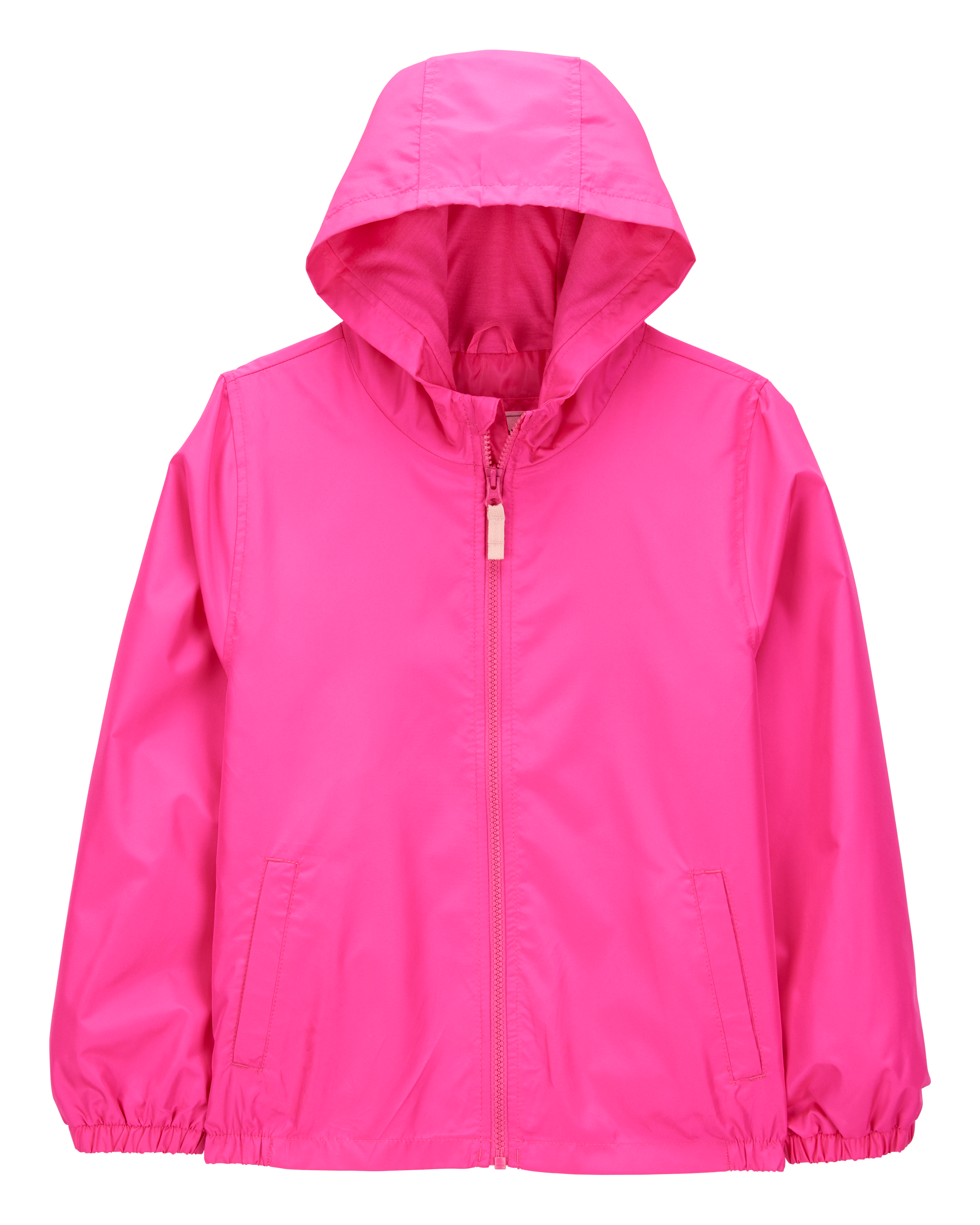 Kid Solid Windbreaker Jacket - Pink