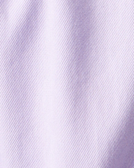 Product image 4 of Baby Girl Cotton Cargo Joggers - Purple