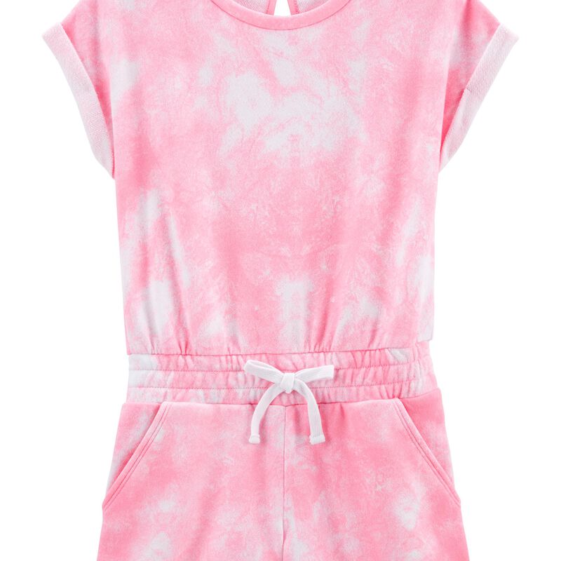 Pink Kid TieDye Romper