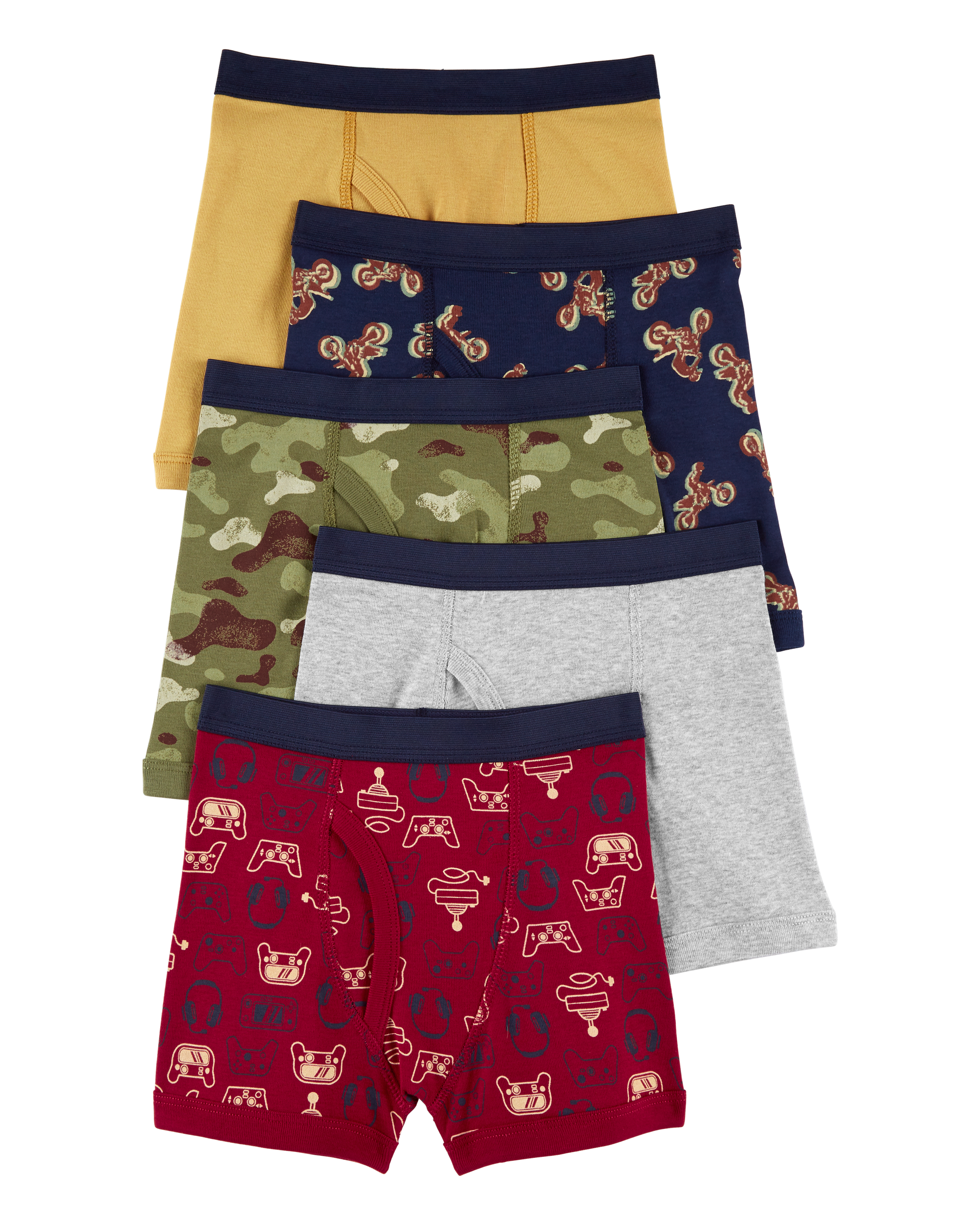 Boys 5-Pack Boxer Briefs Underwear