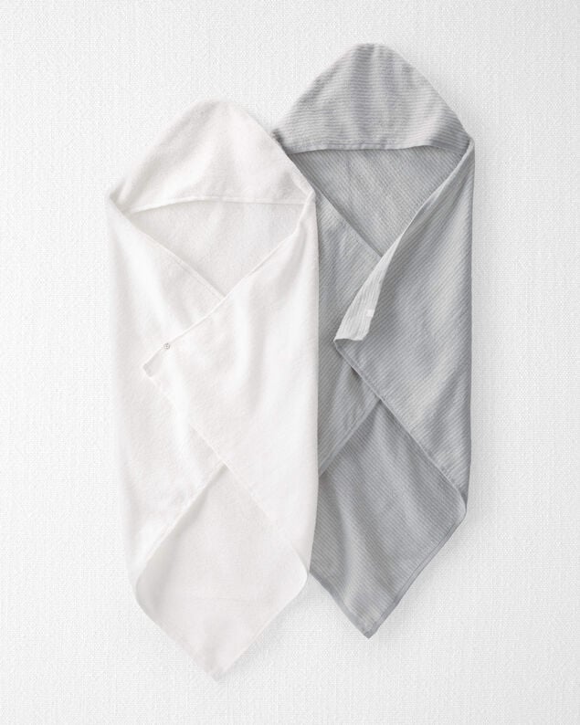 Product image 1 of Baby 2-Pack Organic Cotton Towels