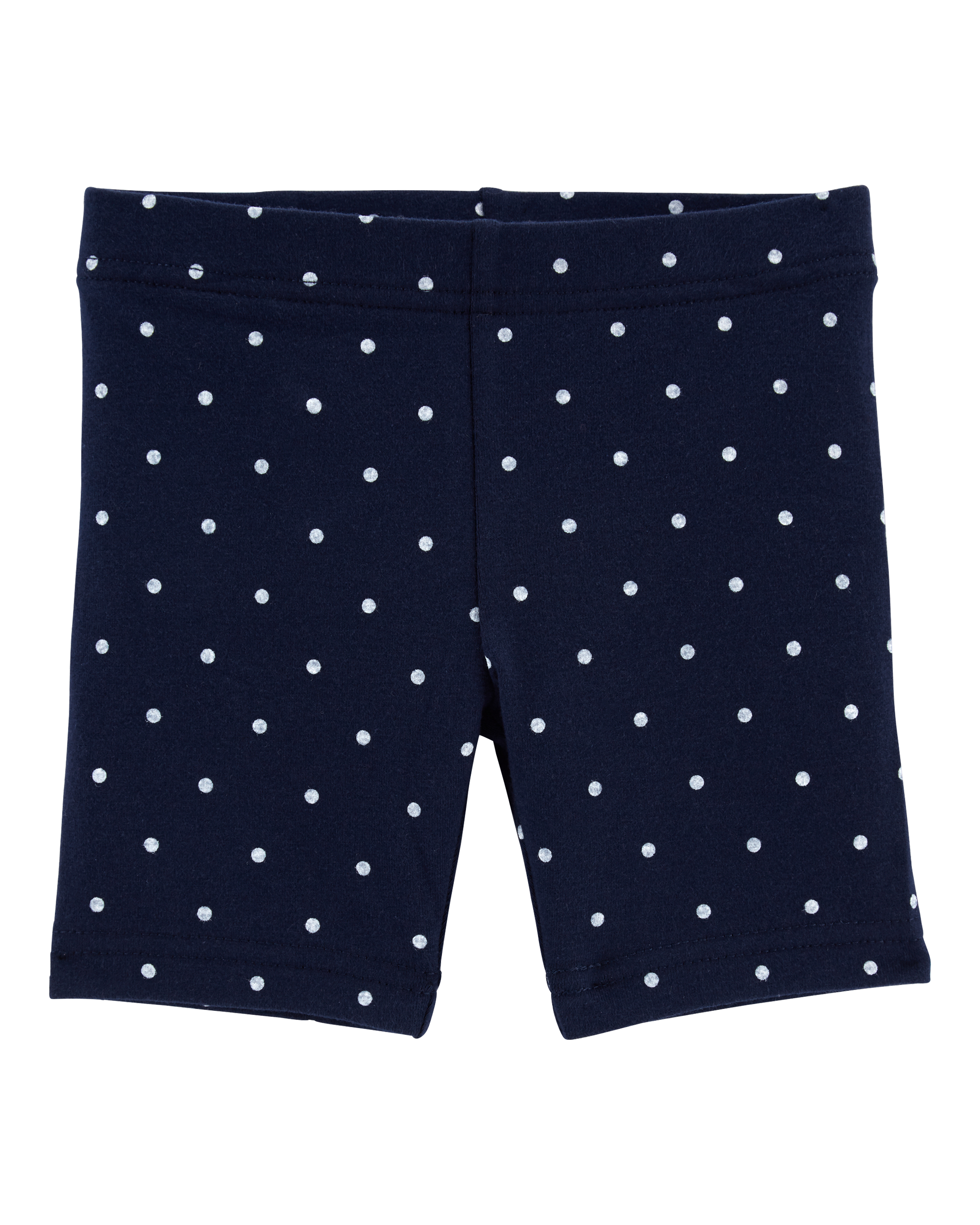 Toddler Girl Polka Dot Tumbling Shorts - Navy