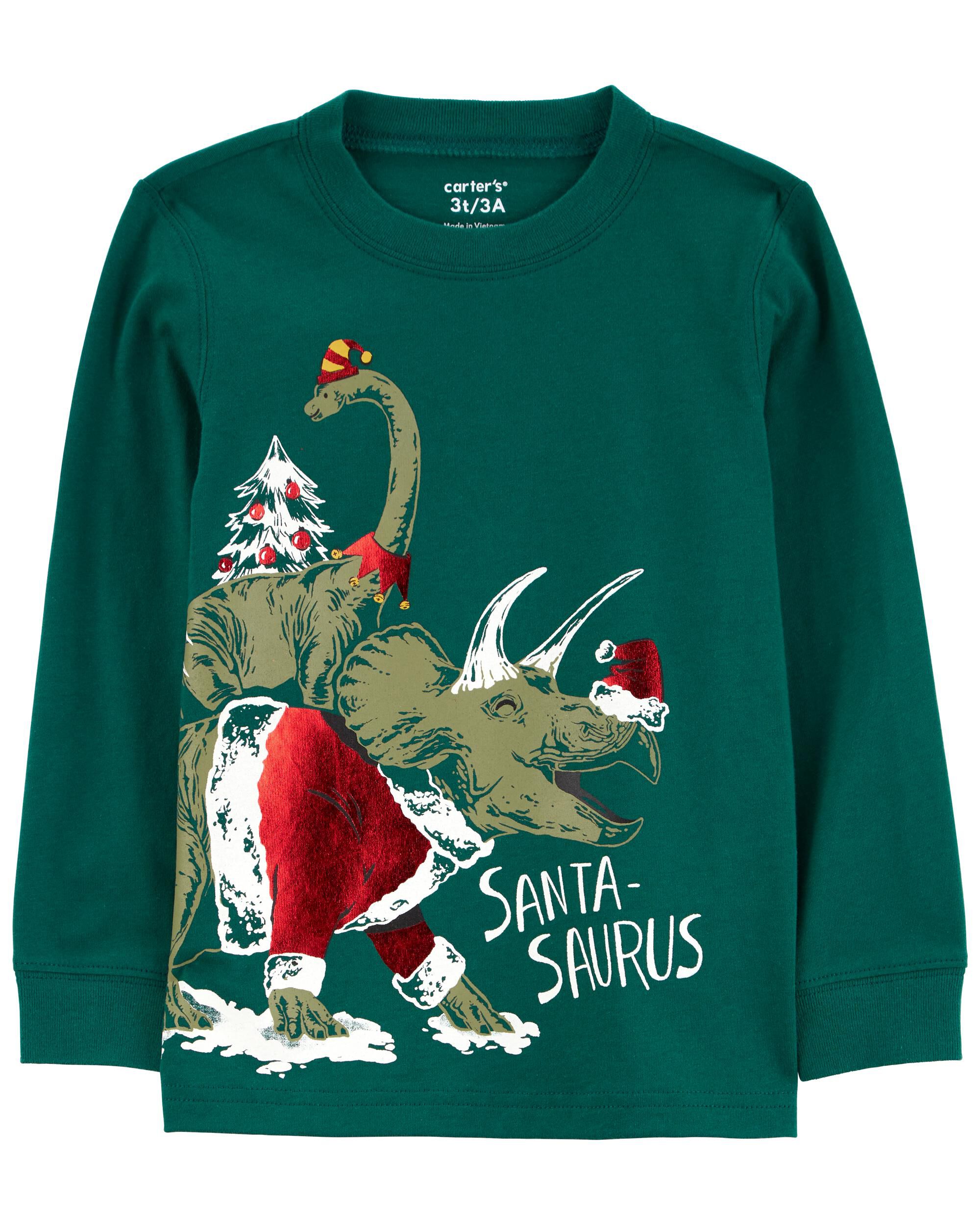 Baby Christmas Dinosaur Graphic Tee Carter s Carter s