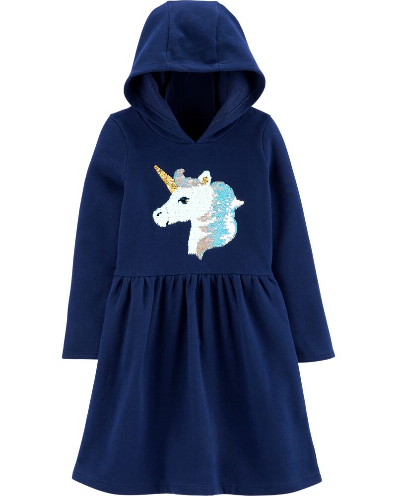 Flip Sequin Unicorn Hooded Fleece Dress Carters Com