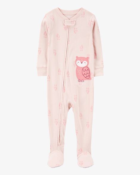  Product image 3 of Toddler 2-Pack Cotton Rib 1-Piece Footie Pajamas
